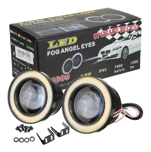 Faro Led Antiniebla Aro De Angel 2.5  3  3.5  Pulgadas 