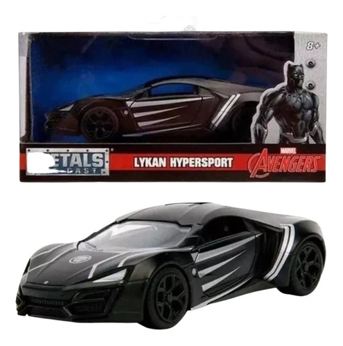 Auto Pantera Negra Lykan Hypersport Die Cast Metal La Plata