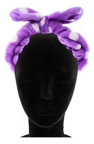 2 Pz Banda Cabello Elástico Suave Moño Belleza Maquillaje F Color Al Azar
