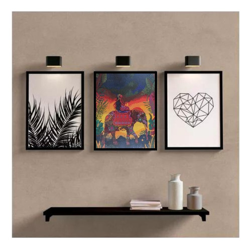 C Pintura Diamante 5d Diy 40x50 Elefante Colorido Wg