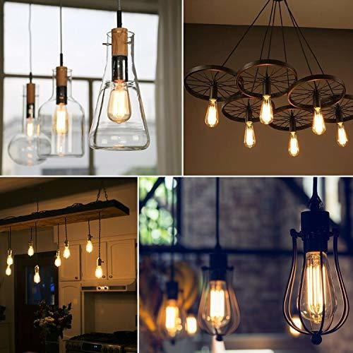 Bombilla Led Vintage Edison De Luxrite, Equivalente A 60 W,