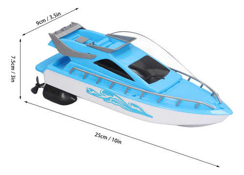 Barco De Control Remoto Inalámbrico Rc Speedboat De Alta Vel