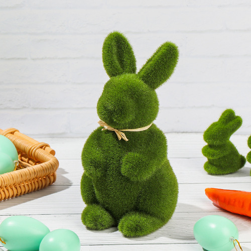 Adornos Happy Easter Con Forma De Conejo De Pascua, Conejo V