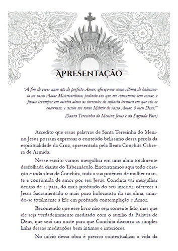 Eu Sou - Meditações Eucarísticas: Meditações Eucarísticas, De Beata Maria Concepción Cabrera De Armida. Série Não Se Aplica Editora Obra Do Cenáculo, Capa Mole, Edição 1 Em Português, 2023