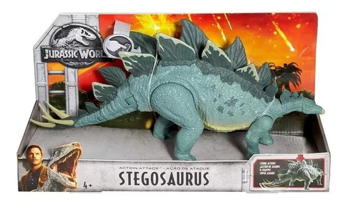Figura de acción  Stegosaurus FMW88 de Mattel Action Attack
