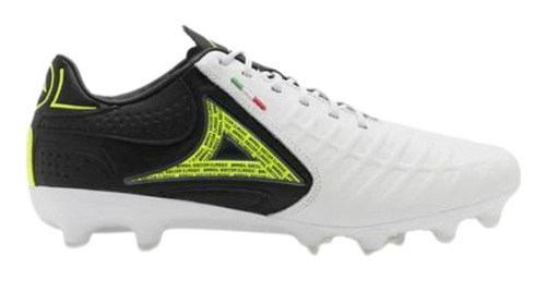 Zapatos De Futbol Pirma Brasil Reinier Blanco Blanco Cuero 