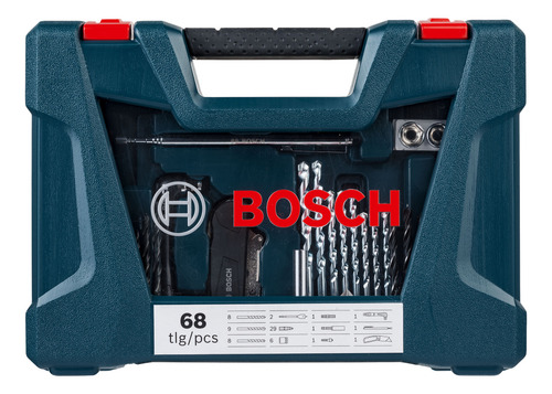 Set De Puntas + Brocas V-line 68 Pzas - Bosch
