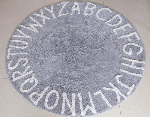Tapete Redondo Abc Para Bebés Alfombra De Juegos Circular