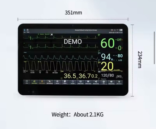Monitor De Signos Vitales Touch Contec (6 Parámetros)