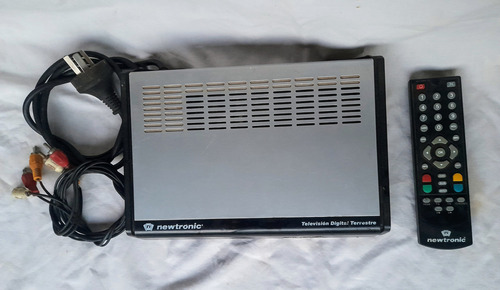 Decodificador Newtronic + Antena. Excelente Estado Negro (Usado)
