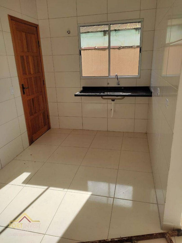 Imagem 7 de 15 de Casa Com 2 Dormitórios À Venda, 65 M² Por R$ 220.000,00 - Vila Sônia - Praia Grande/sp - Ca0895
