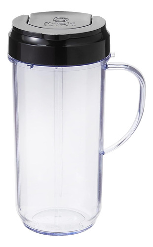 Magic Bullet 22 Onzas Taza De Viaje Con Tapa Superior, Negro