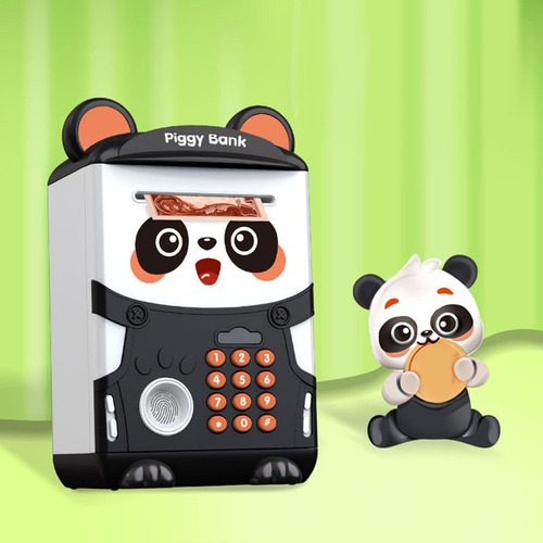 Wfl Panda Piggy Bank Caja De Dinero De Desplazamiento