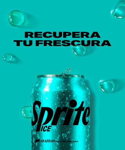 Nueva Sprite Ice 473ml Con Menta Pack X 6 Latas