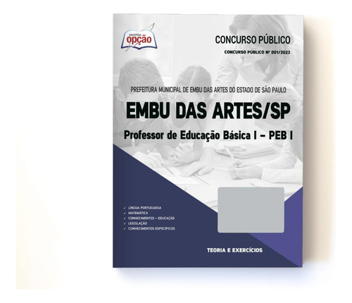 Apostila Prefeitura Embu Das Artes Sp 2023 Professor