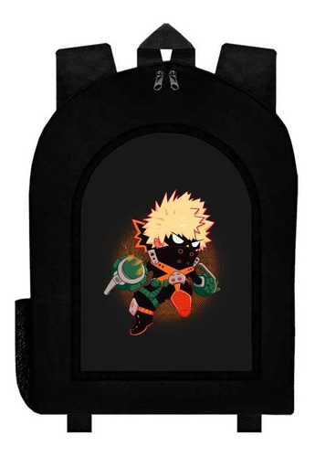 Mochila Negra Boku No Hero Academia A162