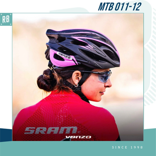 Imagen 3 de 10 de Casco Bicicleta Venzo Mtb 011 Vuelta Inmold - Racer Bikes