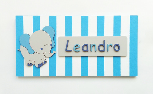 Imagen 5 de 10 de Carteles Con Nombre Del Bebe (varón) - Cuarto O Maternidad