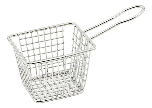 Winco Mini Fry Basket, Plata