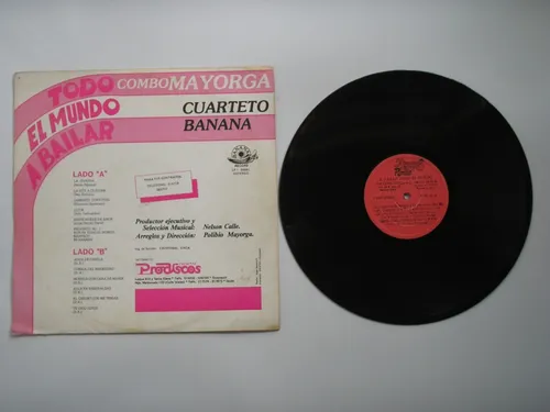 Combo Mayorca Cuarteto Banana Todos A Bailar Lp Vinilo 1984 (Usado)