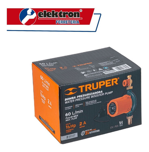 Imagen 3 de 7 de Bomba Presurizadora 1/3 Hp, Truper