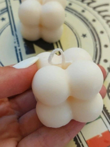 Pack De 30 Velas Aromáticas Burbuja Candel Cal Blanco Burbuja Aromática Otros