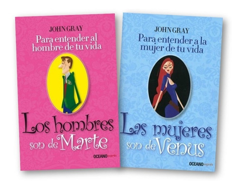 * 2 Libros Para Entender Al Hombre Mujer De Tu Vida * J Gray