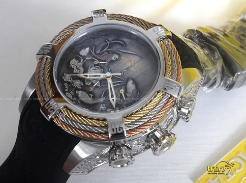 Invicta Bolt Zeus Koi Fish 23118 52mm Original Mod Raro 10x