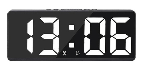 Despertador Digital Cargador Usb Mesa De Reloj De Escritorio