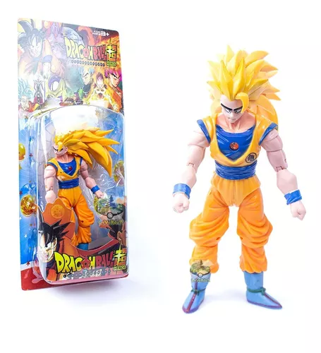 Kit Bonecos Dragon Ball Z Goku /vegita /gohan 14 Cm Articulados