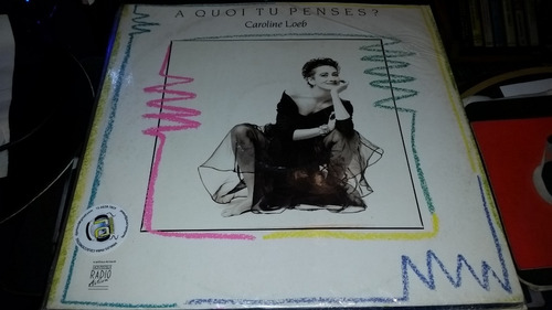 Caroline Loeb A Quoi Tu Penses Vinilo Maxi France Fino 1987