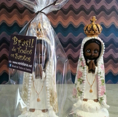 Imagem 2 de 9 de Nossa Senhora Aparecida Mini 15 Cm (para Lembrancinhas)