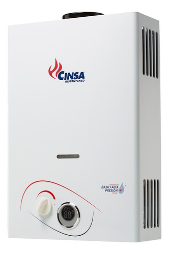 Calentador De Agua Instantaneo Cinsa Cin-06 B Para Gas Lp