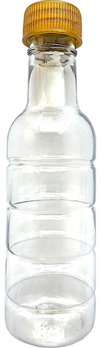 Set 30 Mini Botella Plástico Redonda 50 Ml Con Tapa