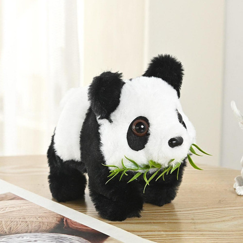 Juguete De Panda De Felpa, Efectos De Sonido Caminando Suave