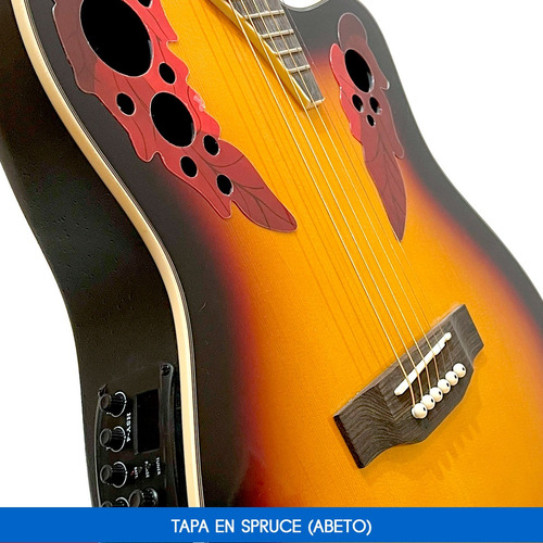 Guitarra Electroacústica Rómulo García Mh-110e + Funda