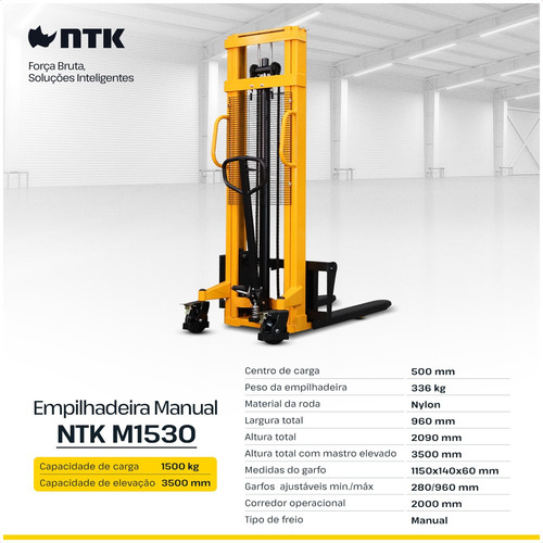 Empilhadeira Manual Ntk M1530