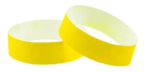 Pulseira De Identificação Amarelo Neon - 50 Unidades - Embra