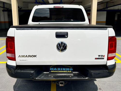 Imagem 11 de 15 de Amarok Cabine Dupla 4x4 Cambio Manual 2018 Completa Revisado