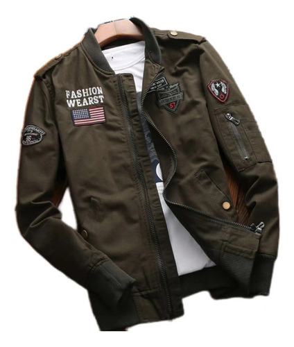 Chaqueta Militar Para Hombre Sportswear Fan Pilot Clip A