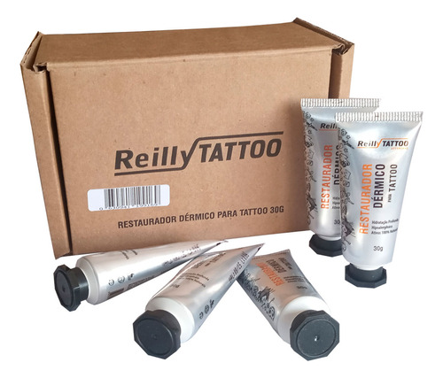Restaurador Dérmico Pomada Cicatrizante Reilly Tattoo Cx