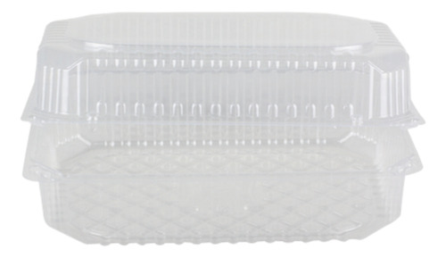 Contenedor Bisagra Reyma P/ Pan O Alimento Rb-130 250 Pzas Transparente