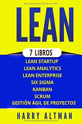 Libro : Lean 7 Libros - Lean Startup, Lean Analytics, Lean..