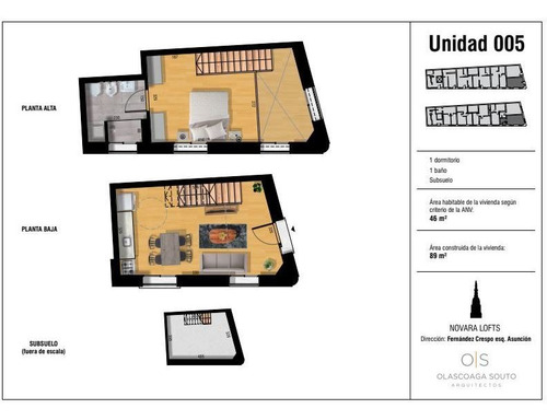 Imagen 5 de 17 de Venta Apartamento 1 Dormitorio 1 Baño Subsuelo 005 A Estrenar Aguada