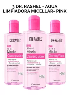 3 Dr. Rashel - Agua Limpiadora Micellar- Pink