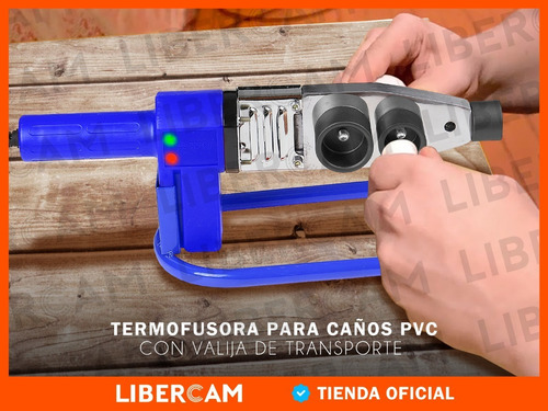 Imagen 9 de 10 de Termofusora 800w + 6 Boquillas + Maletín Agua Gas 220v