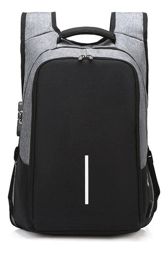 Mochila Porta Notebook Con Sistema Antirrobo Puerto Usb