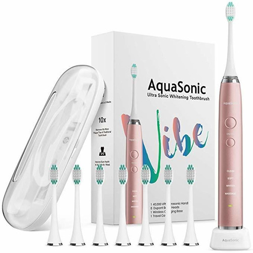 Serie Aquasonic Vibe Ultra Whitening Cepillo De Dientes Eléc