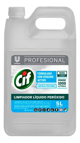 Cif Limpiador Liquido Peroxido 5l