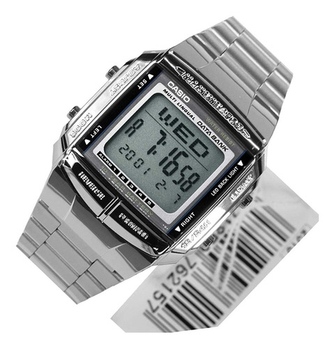 Reloj Casio Tipo Unisex Db-360-1a Digital Plateado